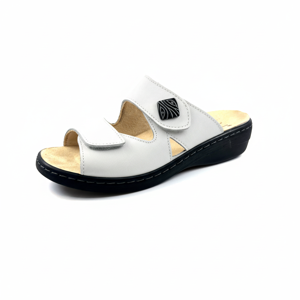 Chinelo Belvida 48.052 branco vista principal