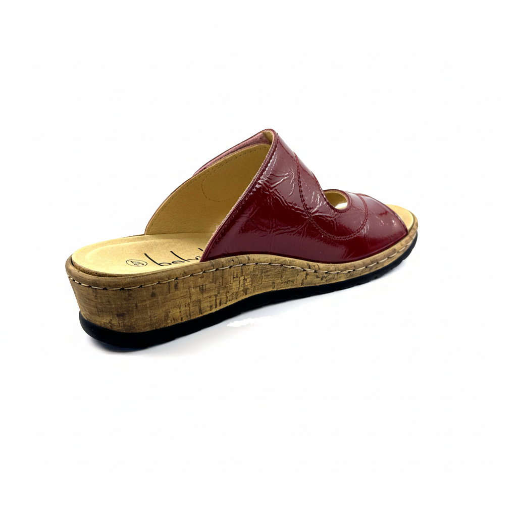 Chinelo Belvida 43.452 tinto vista lateral