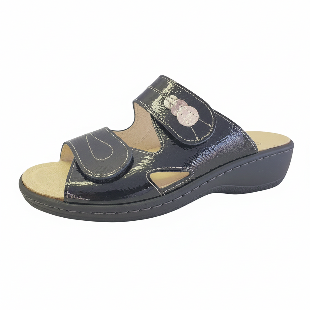 Chinelo Belvida 42.452 preto vista principal