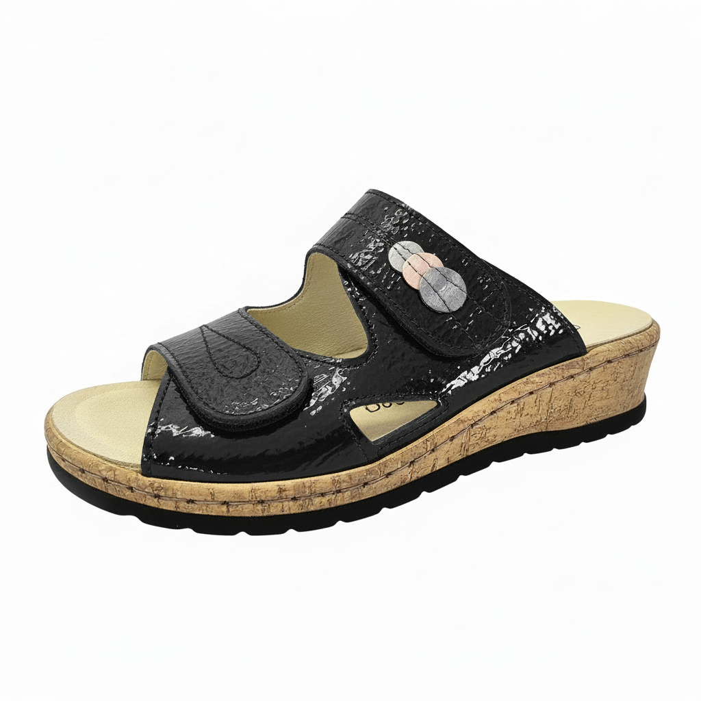 Chinelo Belvida 43.452 preto vista principal