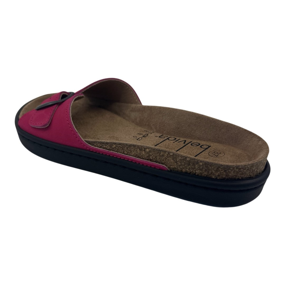 Bio Chinelo 36.013 — Nobuck fúcsia — vista traseira