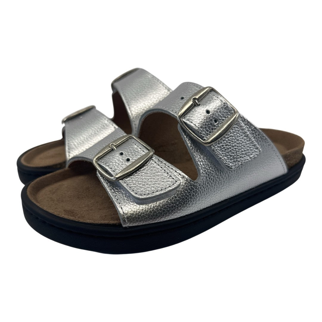 Bio Chinelo 36.049 — Prateado. Laminado Madras — vista em perspetiva