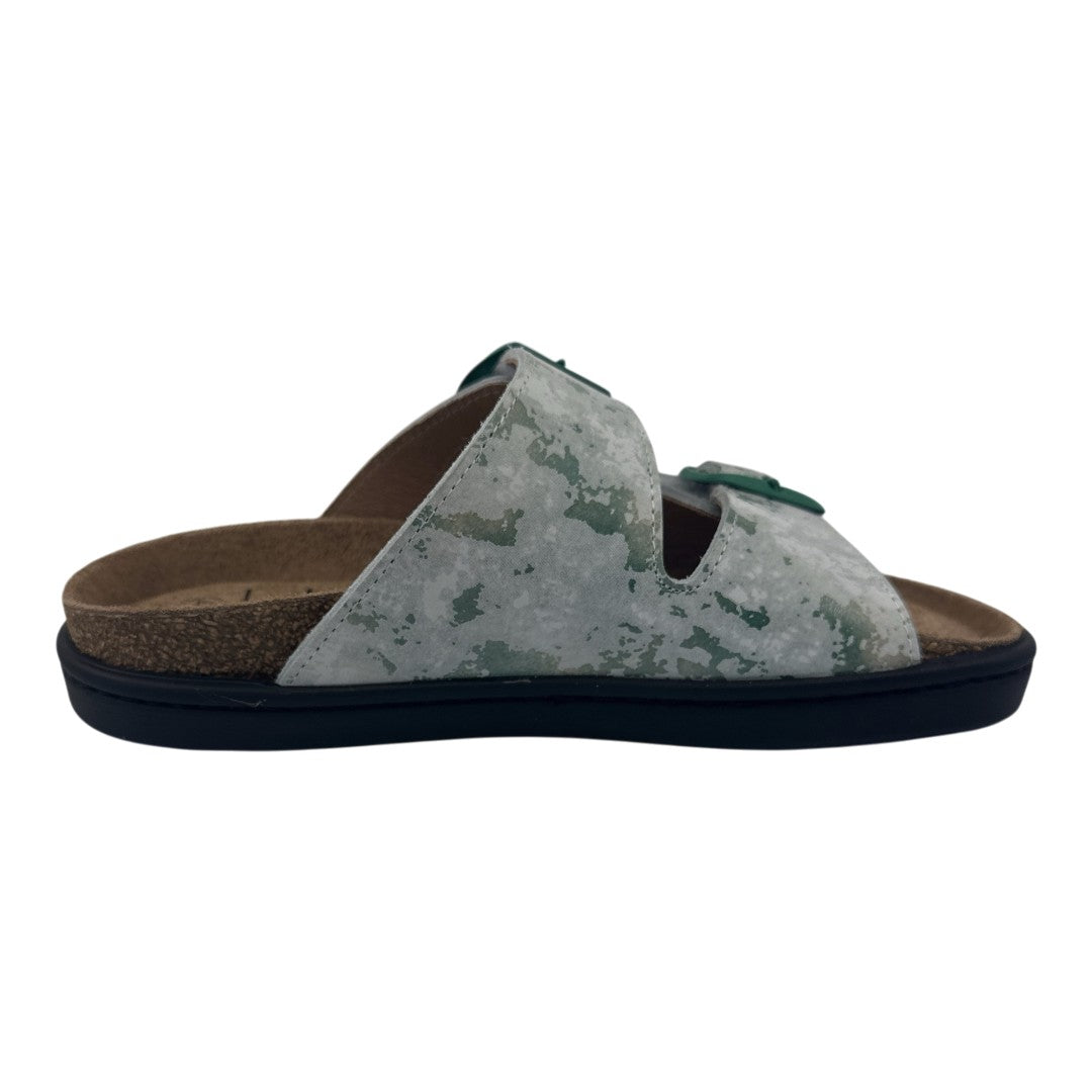Bio Chinelo 36.049 — Verde. Acabamento Carrara — vista lateral