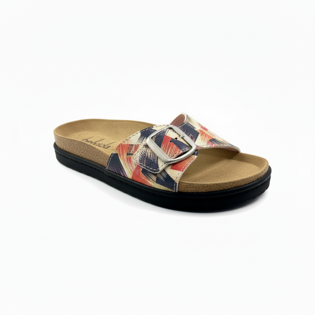 Chinelo Bio Belvida 36.013 multicor vista frontal
