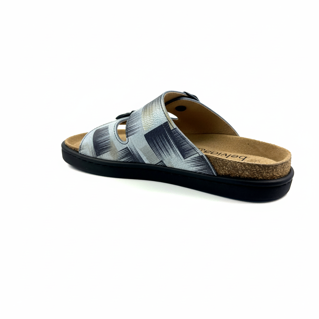 Chinelo Bio Belvida 36.049 azul vista lateral
